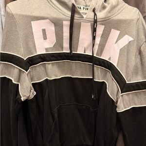 Victoria's Secret Pink and Black Hoodie